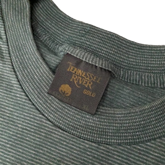 Vintage tourist travel Hot Springs Arkansas single stitch Striped T-Shirt Sz XL - Picture 4 of 8